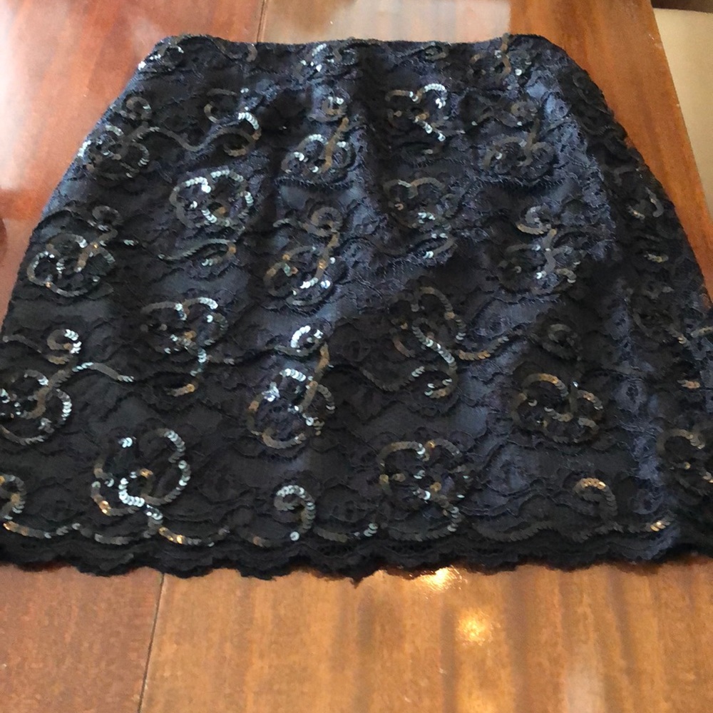 Tina Haven Black sequined skirt